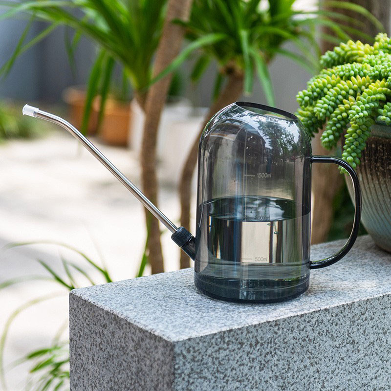 Watering Can Long Spout - 긴 주둥이가 있는 투명한 물뿌리개, 계량