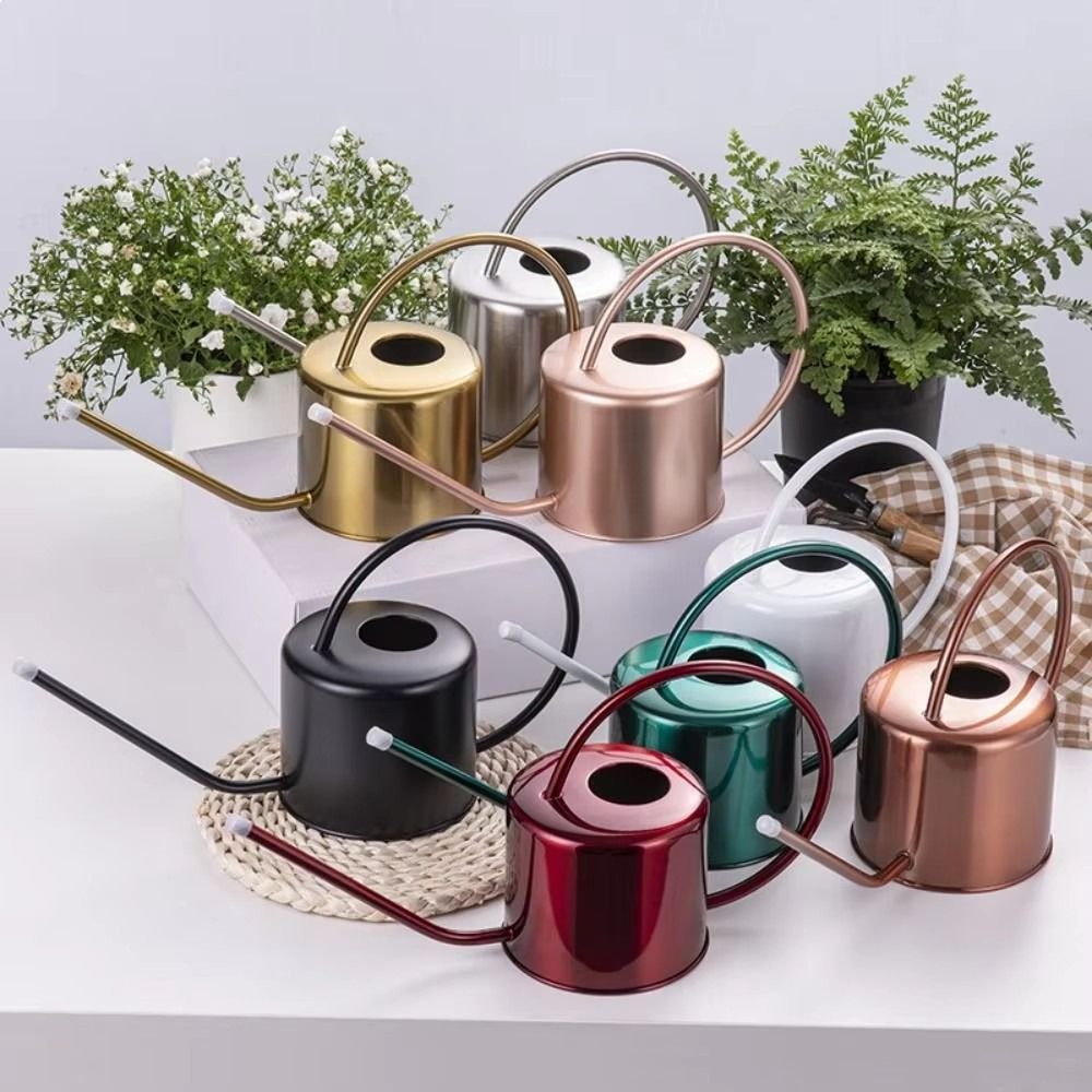 Watering Can Long Spout - U 고품질 1.3L 식물 스프링클러 주전자