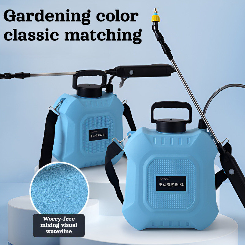 Gardening Tool Diy - 5L/8L USB 충전식 전기 물뿌리개 휴대용