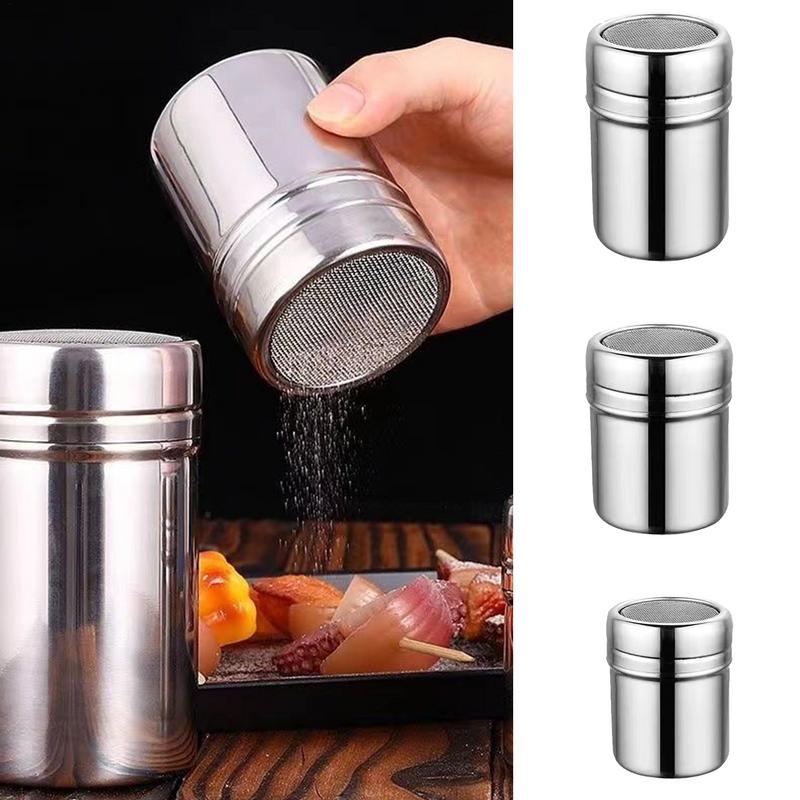 Fertilizer Dispenser - 스테인리스강 분말 스프링클러 병, 밀가루 체