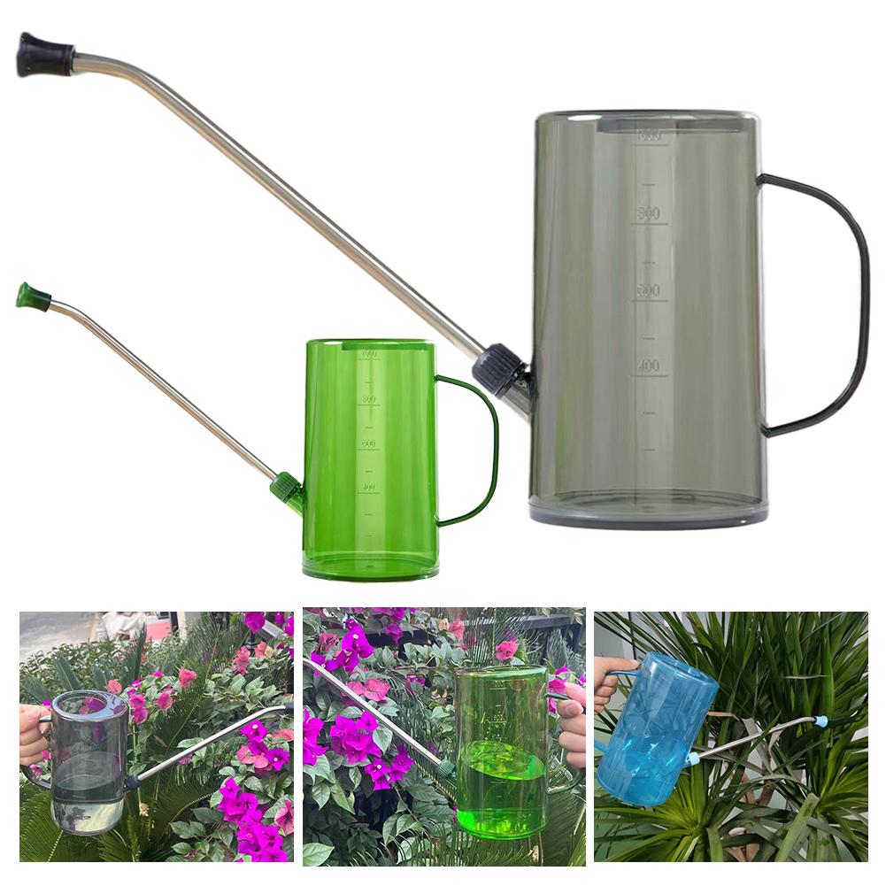 Watering Can Long Spout - 1리터 긴 주둥이 물뿌리개와 정원용 삽