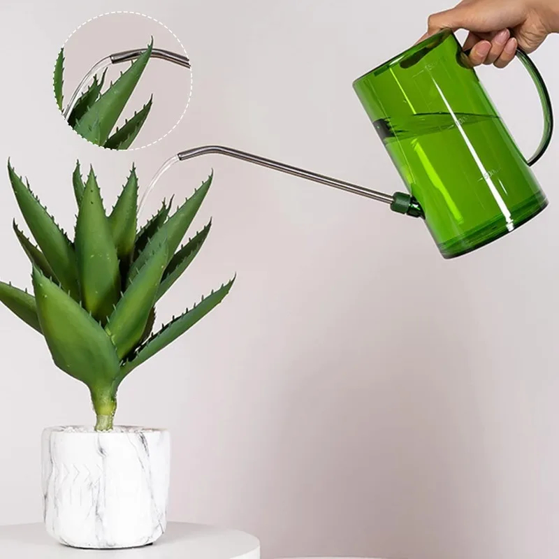 Watering Can Long Spout - 1리터 긴 주둥이 물뿌리개와 정원용 삽