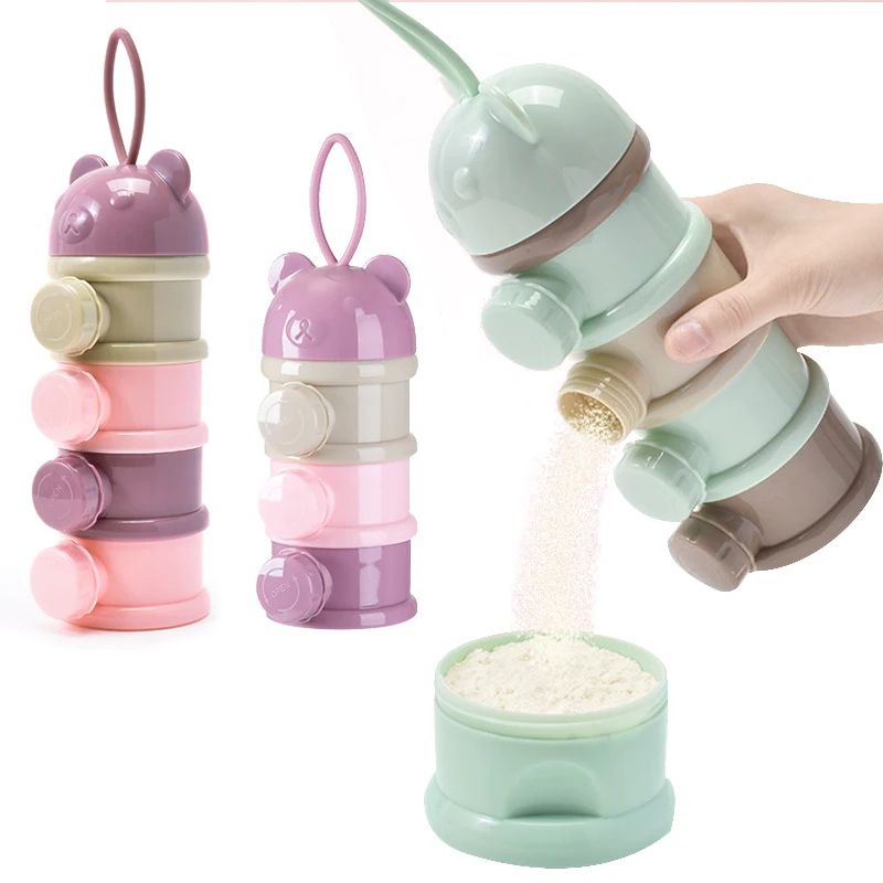 Fertilizer Dispenser - 3/4 레이어 아기 휴대용 이유식 보관
