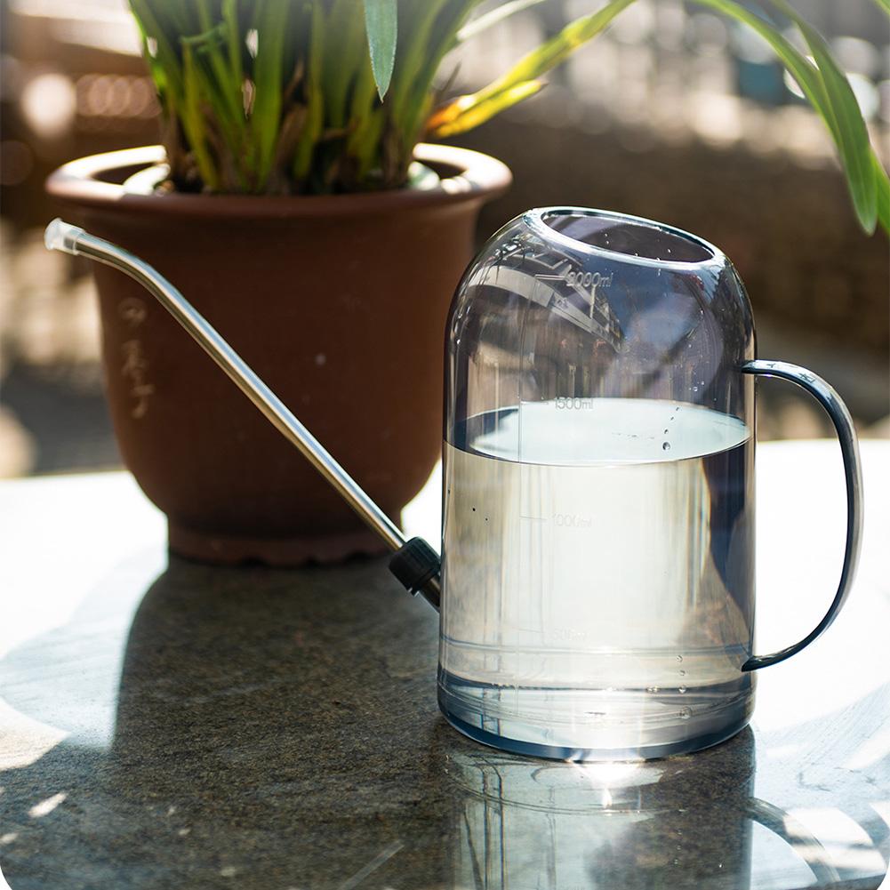 1pc 긴 주둥이 물뿌리개 투명 플라스틱 측정 눈금이  - Watering Can Long Spout 리뷰 및 가격