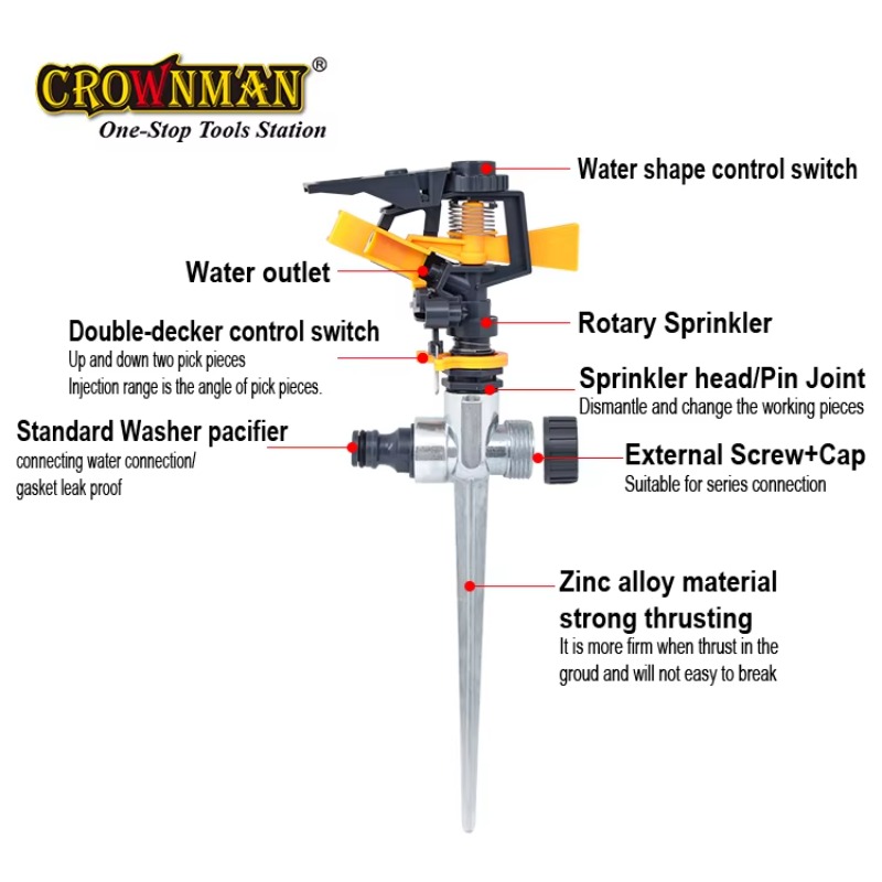 정원용 공구 플라스틱 및 아연 합금 360도 회전식 홀 - Gardening Tools Water 리뷰 및 가격