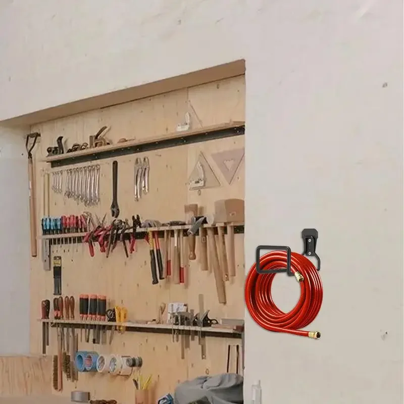 금속 정원 호스 홀더, 헤비 듀티 워터 호스 걸이, 벽 - Gardening Tools With Picture 리뷰 및 가격