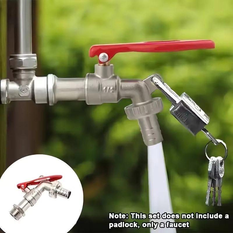 1Pc 1/2 인치 아연 합금 수도꼭지 정원 수도꼭지  - Gardening Tools Water 리뷰 및 가격