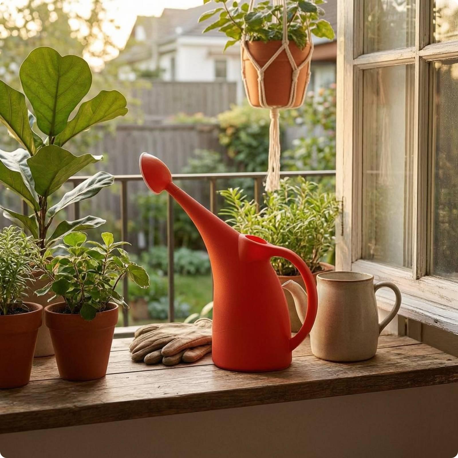 실내 식물 물뿌리개 긴 주둥이 2L 플라스틱 물통 다육 - Watering Can Long Spout 리뷰 및 가격