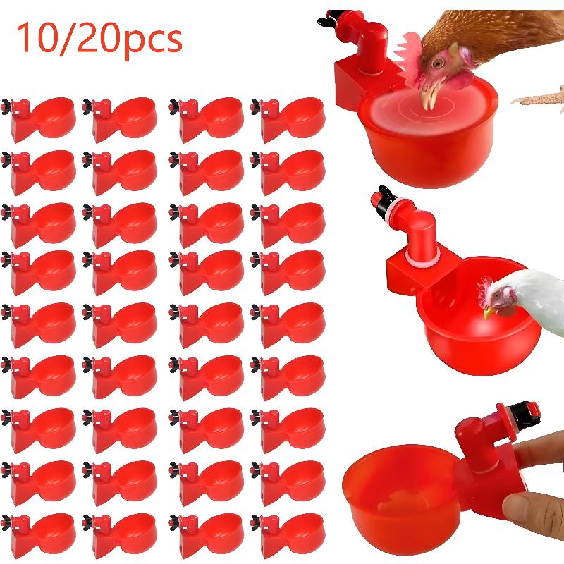 * 10/20Pcs 치킨 오리 음수 컵 자동 급수기 치 - Fertilizer Dispenser 리뷰 및 가격